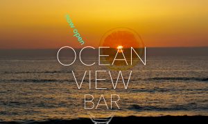 diseño poster ocean view bar