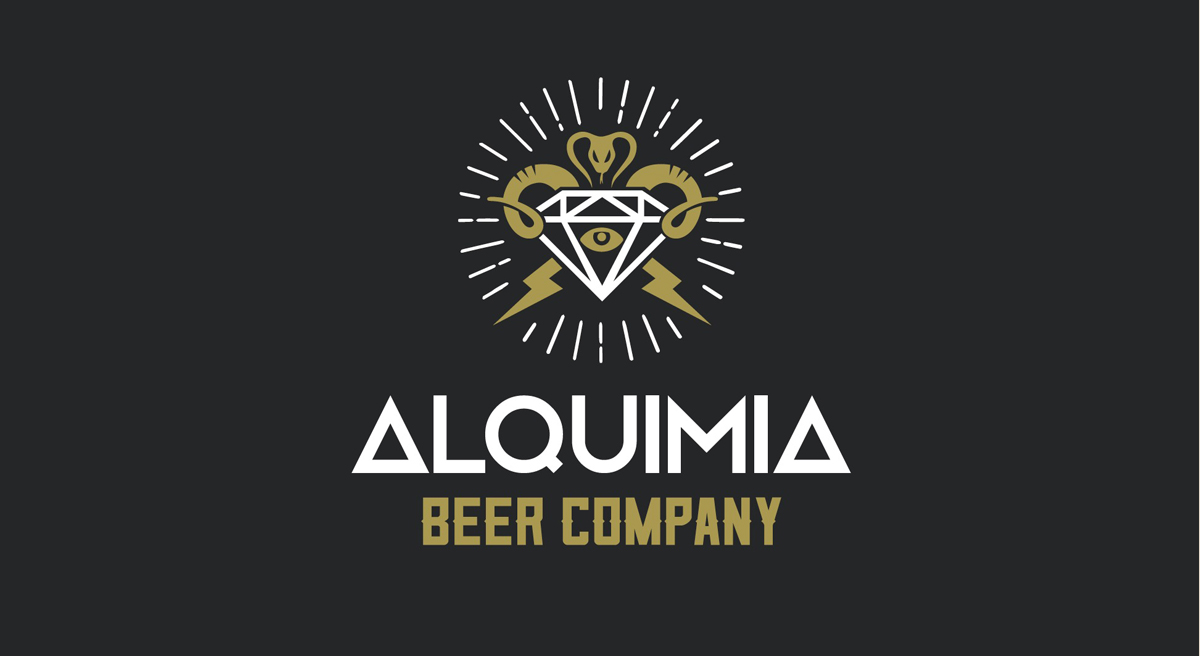 diseño de logotipo alquimia beer company