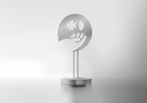 Diseño galardón y logo premios CODEM